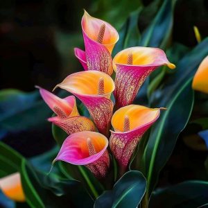 Калла Оникс купить по цене от 450р. в интернет-магазине «Посадика» с доставкой почтой в в Питкярантае и по всей России – [изображение №1].